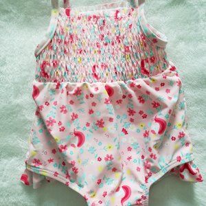 Carter's  Unicorn Baby Girl swimsuit
